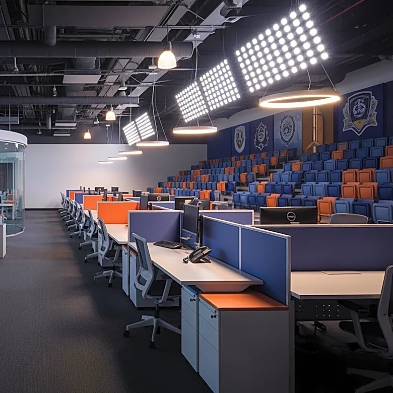 Pixellot's New Office Design Blends Sports Arena Aesthetics with Work Environment