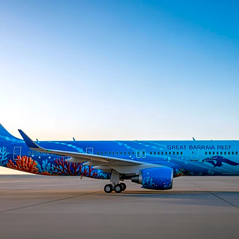 Qantas Unveils New Airbus A321XLR with Great Barrier Reef Livery