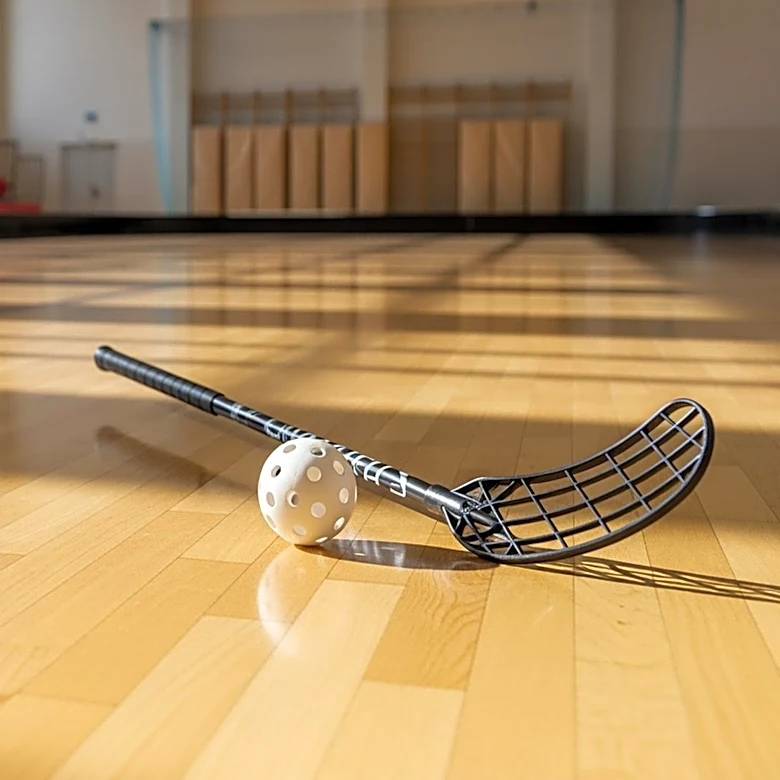 New York Islanders Alum Benoit Hogue Engages Students in Floorball Event