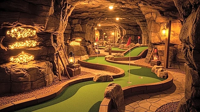 Underground Mini Golf Offers Family-Friendly Entertainment with Gold Rush Theme