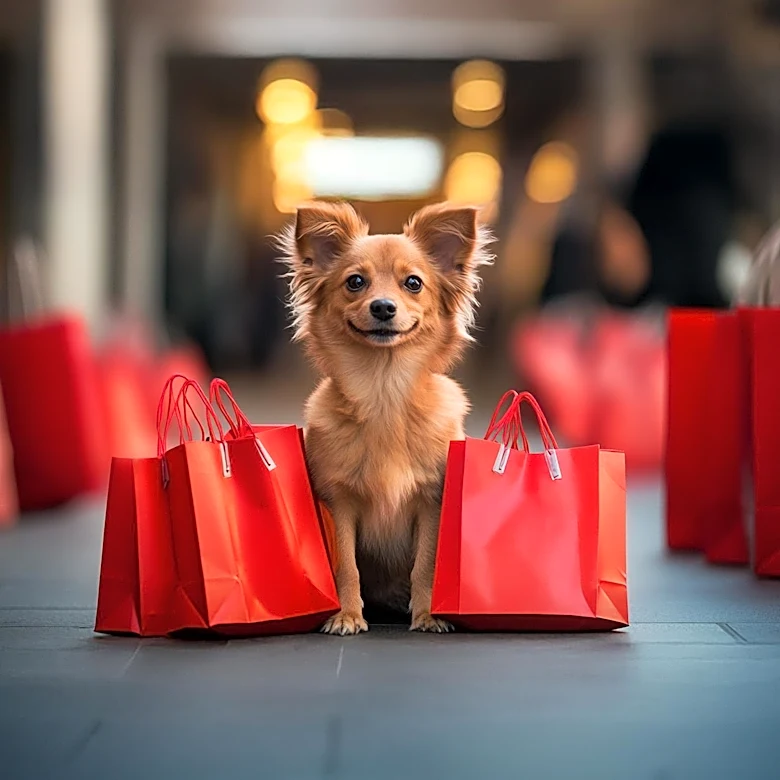 Shop With Your Dog Day Promotes 'Caring Canines' Program on Madison Avenue