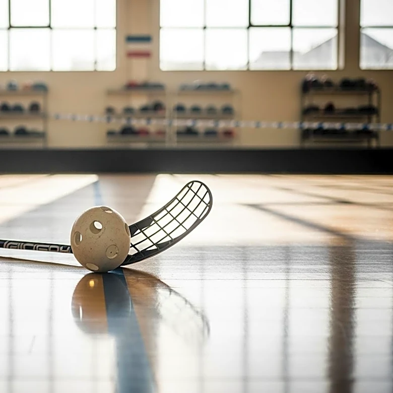 New York Islanders Host Floorball Event with Benoit Hogue at Local School