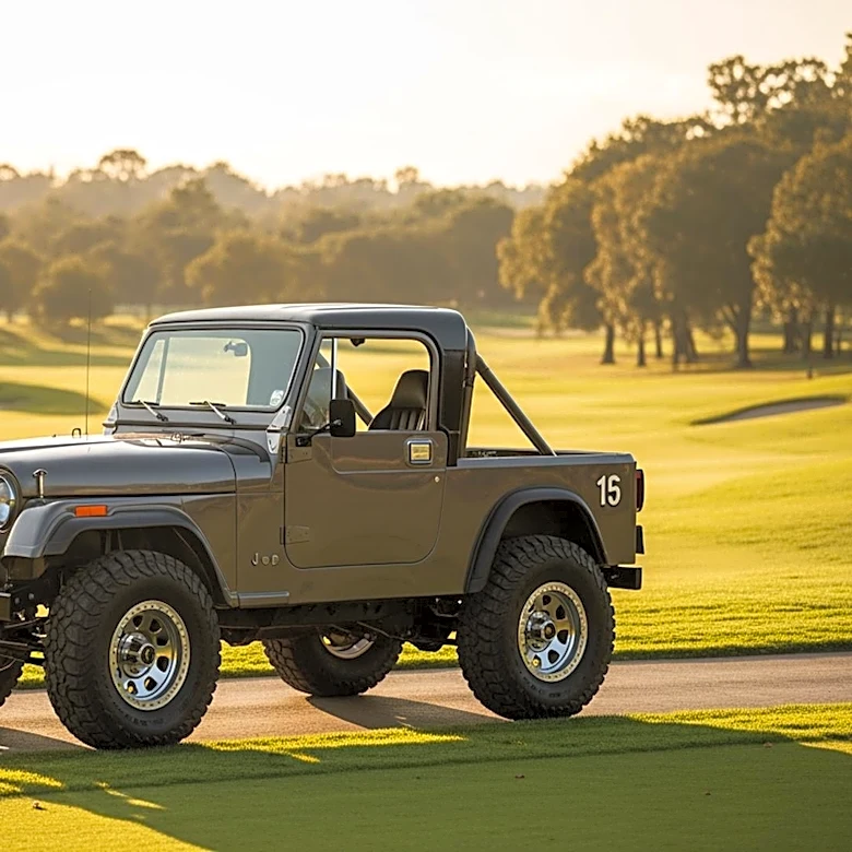 Russell Henley Wins Charles Schwab Challenge, Celebrates with Custom 1982 Jeep