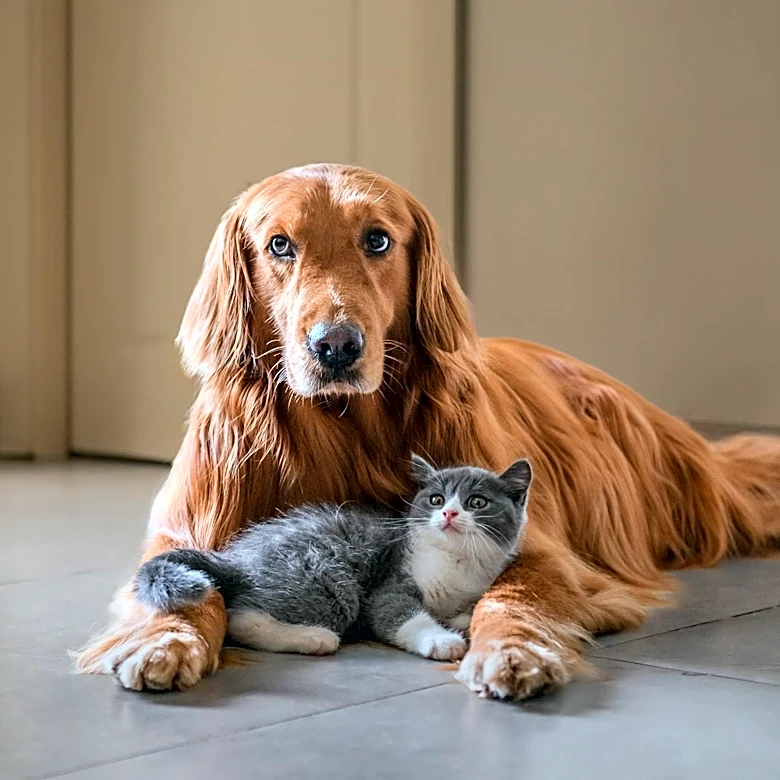 Golden Retrievers Form Unexpected Bond, Delight Owner
