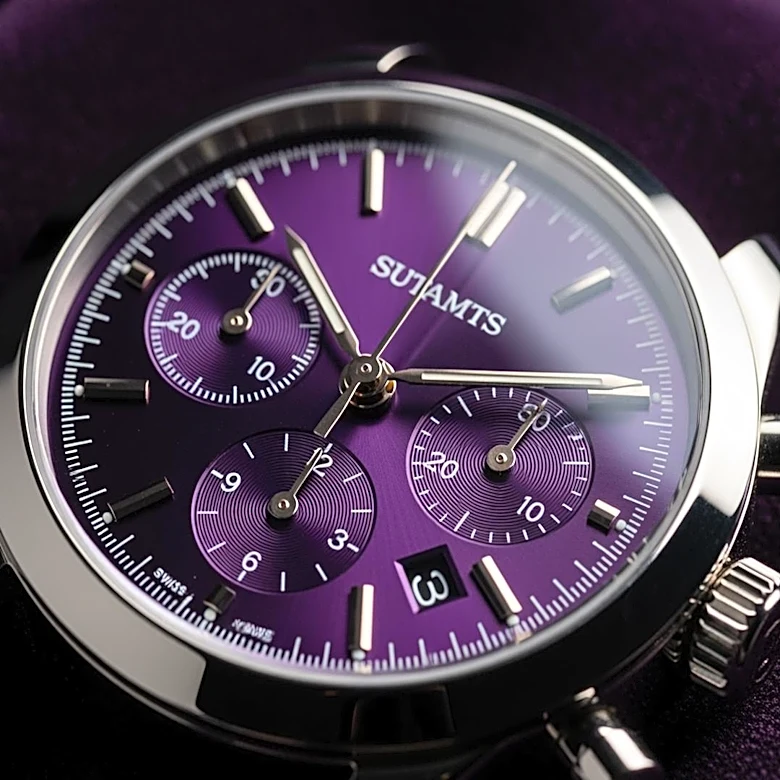 Glashütte Original Launches Sixties Chronograph Annual Edition in Purple
