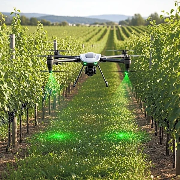 Yamaha Introduces Autonomous Weed-Control System for Orchards and Vineyards