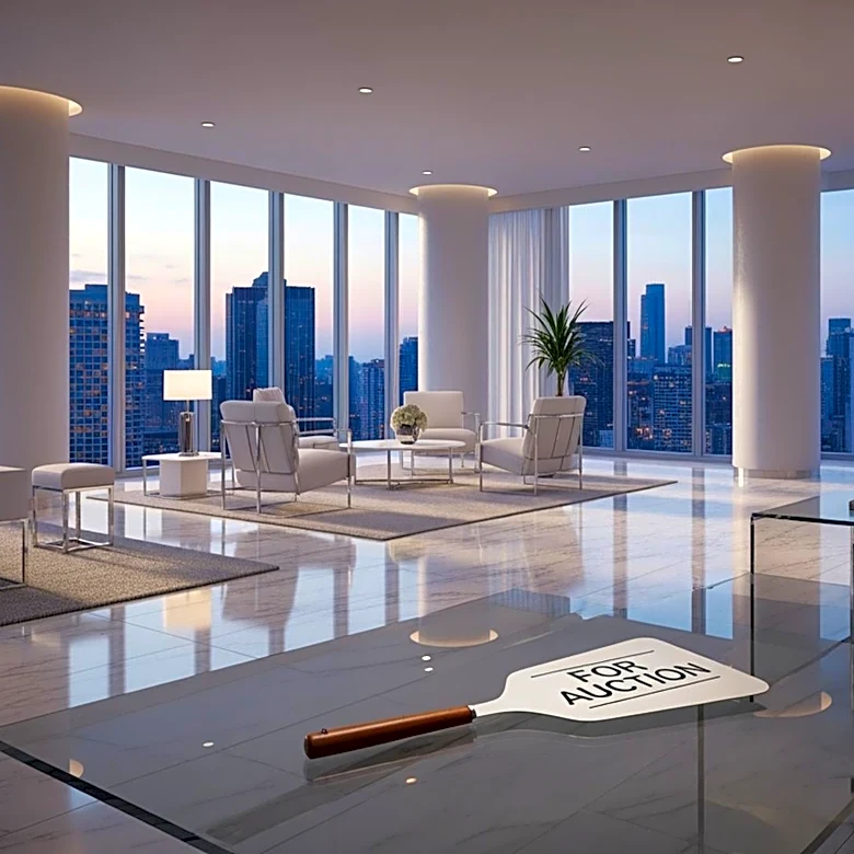 Hampshire House Penthouse Auctioned at Reduced Price Amid Real Estate Market Shifts