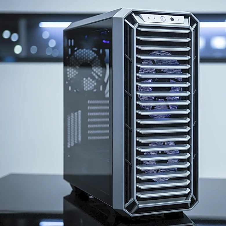 Montech Unveils Shuttered PC Case at Computex, Sparking Debate Over Functionality