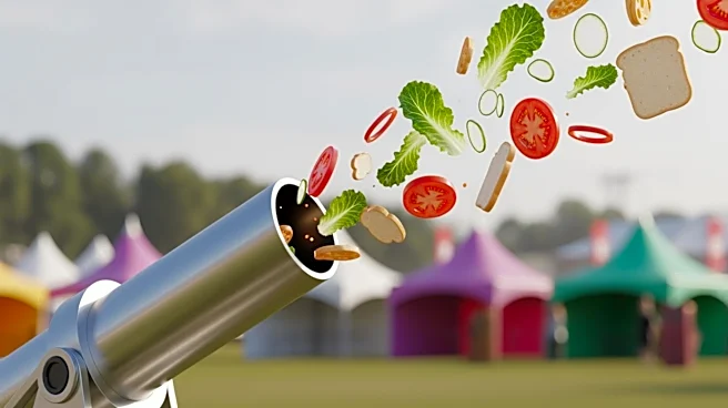 Jimmy John's Sandwich Cannon Keeps Festival Fans Energized