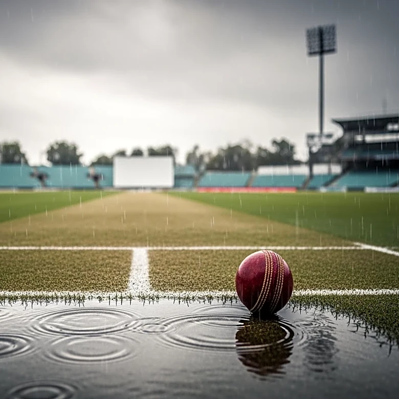 Rain Delays Hamper England's Progress Against New Zealand in Test Match