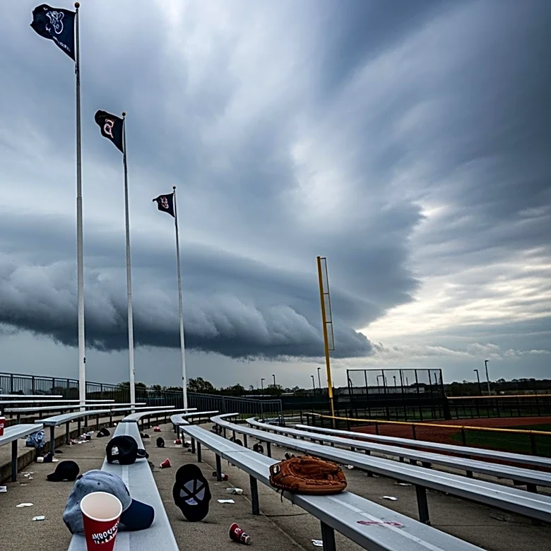 Strong Winds at NCAA Baseball Tournament in West Virginia Injure Five Spectators