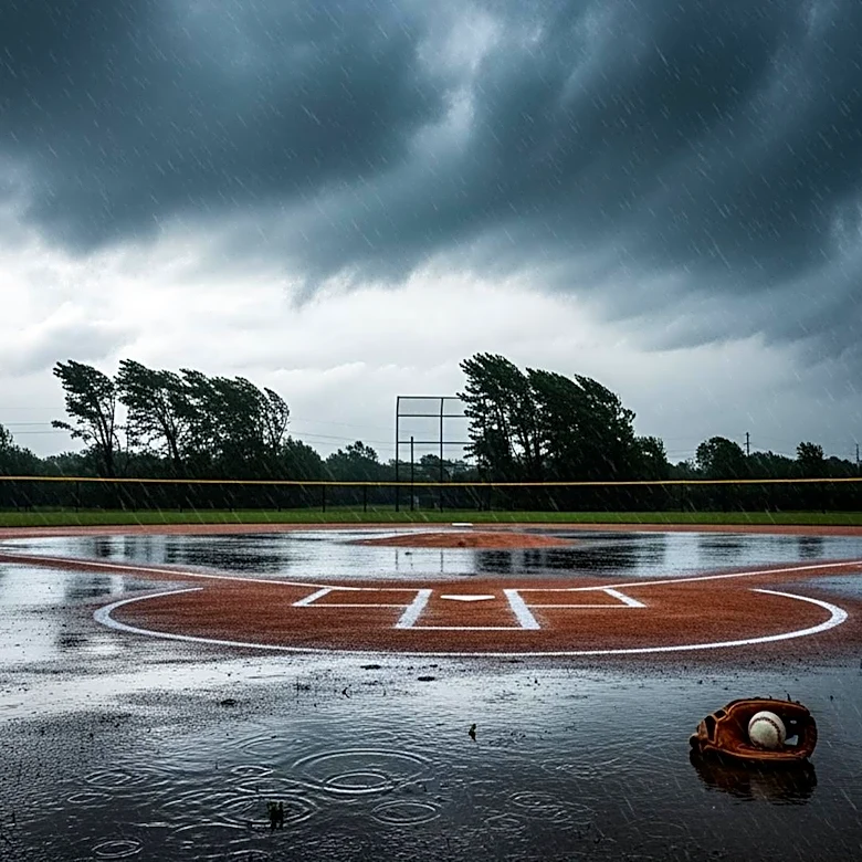 Severe Weather at NCAA Baseball Tournament in West Virginia Injures Five