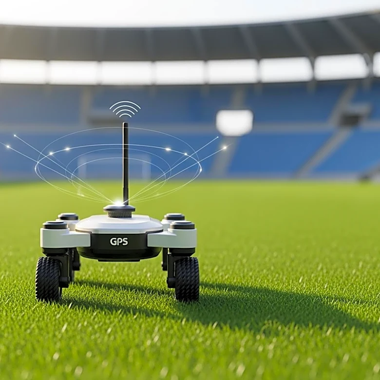 UCSB Utilizes GPS-Guided Robot for Efficient Field Preparation for Austrian National Team