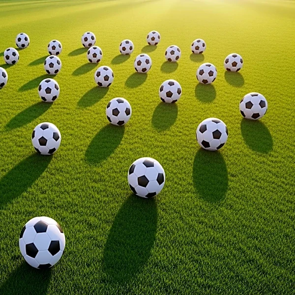 Georgia Soccer Fans Attempt World Record for Simultaneous Ball Juggling