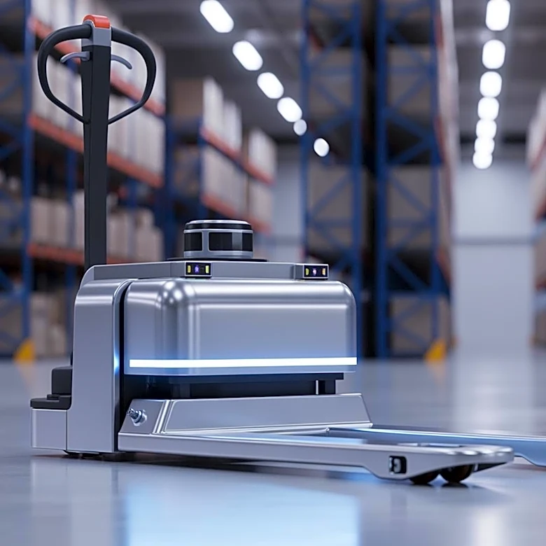 J1600 Self-Driving Pallet Jack Debuts in Italy, Showcasing Warehouse Automation