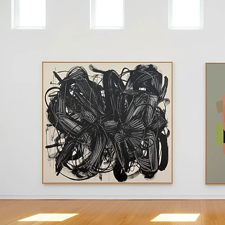 Adam Pendleton and Antoni Tàpies Exhibition Explores Abstraction in Naples