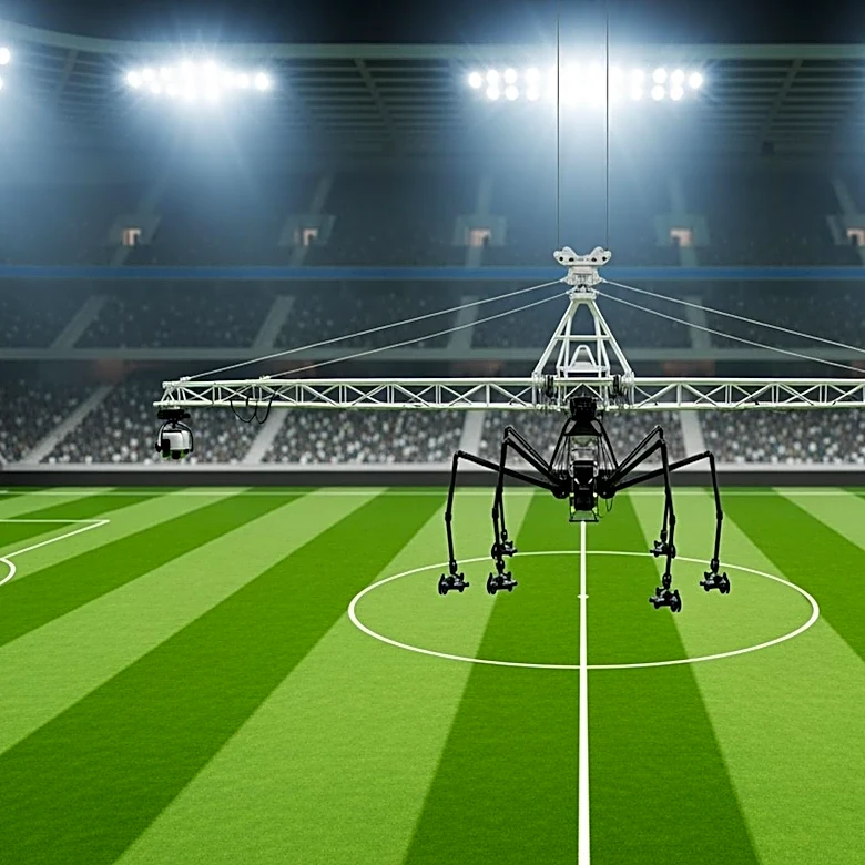 Spidercam Incident Briefly Halts Hungary vs Kazakhstan Football Match