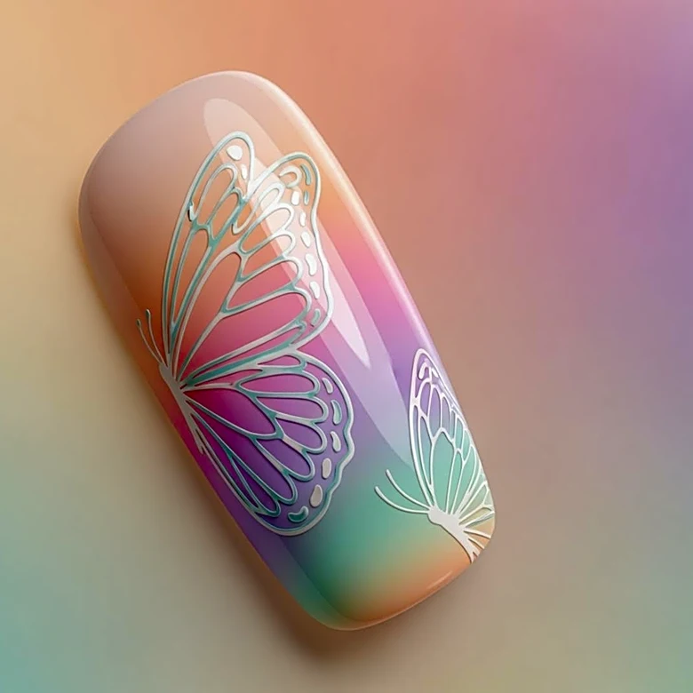 Butterfly Nail Designs Soar in Popularity for Summer 2026