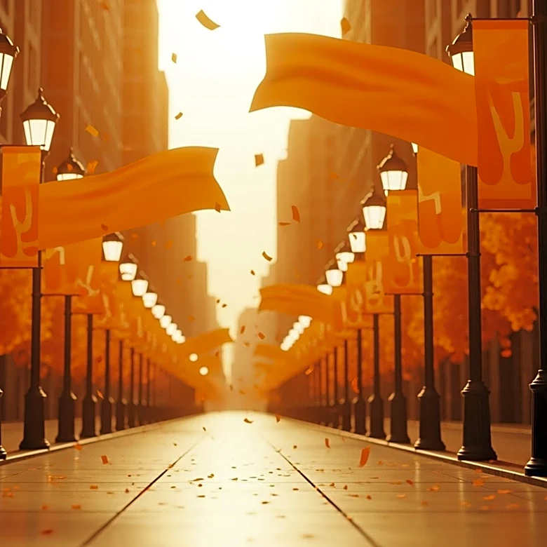 Dutch Fans Transform 'Orange Street' in Support of World Cup Aspirations