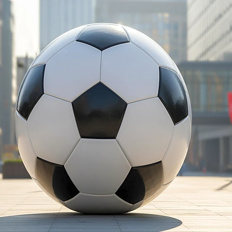 World's Largest Soccer Ball Displayed in Boston for World Cup