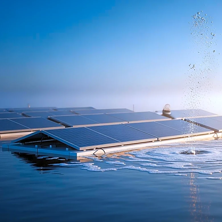 Floating Solar PV Systems Innovate with Foam and Air Bubblers for Cold Climates