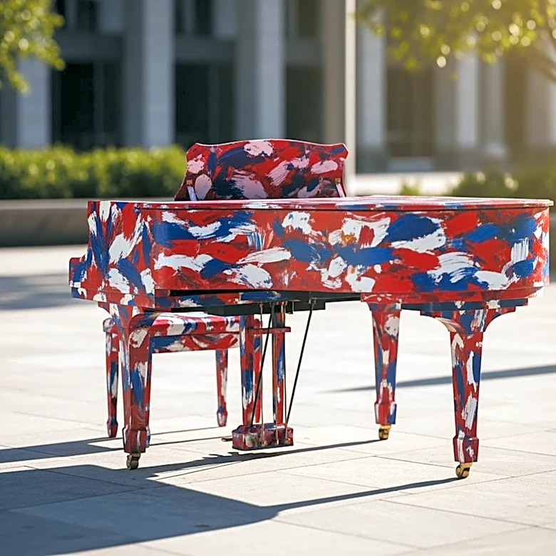 Troy's Painted Piano Project Celebrates America's 250th Anniversary with Public Art
