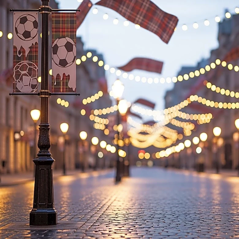 Scottish Soccer Fans Bring Festive Atmosphere to Boston Streets