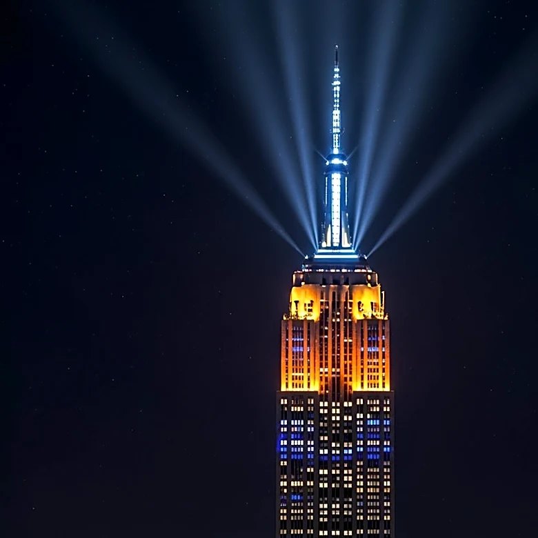 Empire State Building Honors Knicks' NBA Championship with Iconic Light Display
