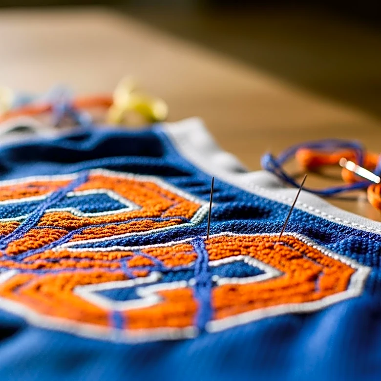 New York Artist Ramell-Correen Frederick Embroiders Knicks Merchandise to Celebrate Championship Win
