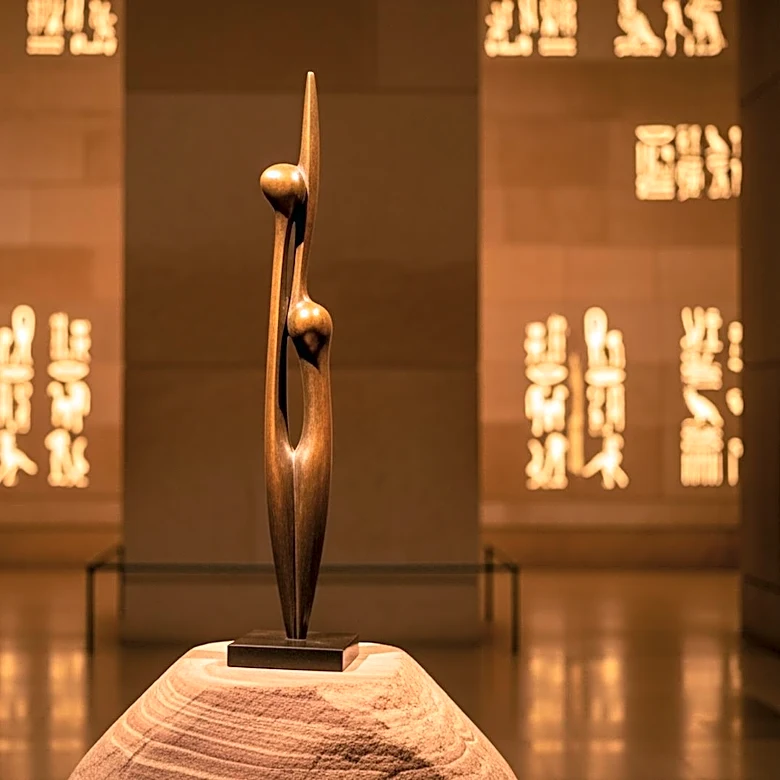 Metropolitan Museum's Giacometti Exhibit Blends Modern Art with Ancient Egyptian Setting