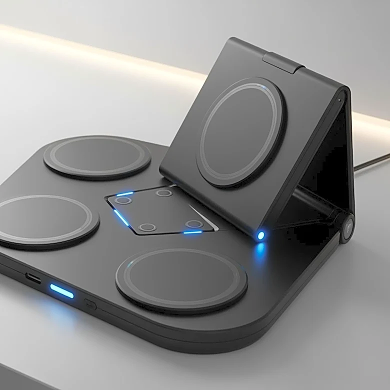 VRURC Unveils T009 Qi2 Foldable 3-in-1 Magnetic Wireless Charger with Pre-Order Discount