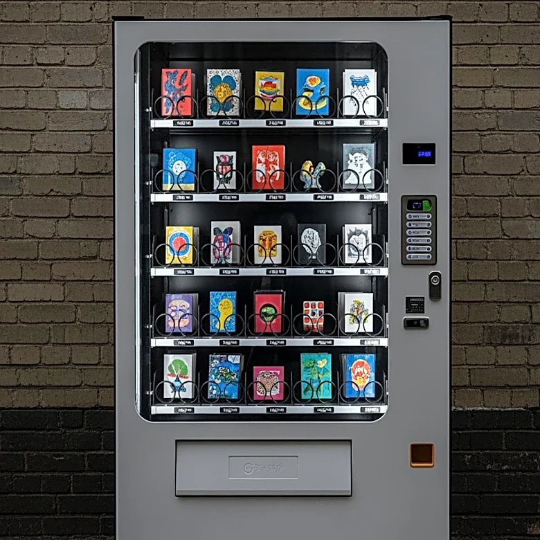 Brooklyn Art Gallery Introduces Unique Vending Machine for Local Artists
