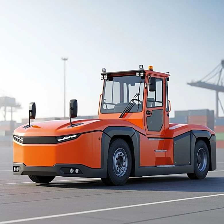 APM Terminals Expands Electric Fleet with 40 New Orange EV Tractors at Pier 400