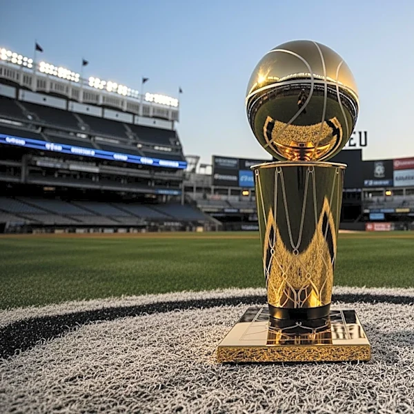 Knicks' Jalen Brunson and Josh Hart Celebrate NBA Title at Yankee Stadium
