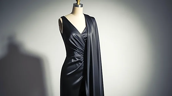 Angelina Jolie Promotes New Film 'Couture' in Classic Black Gown