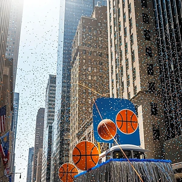New York Knicks Celebrate NBA Championship with Ticker-Tape Parade in Manhattan