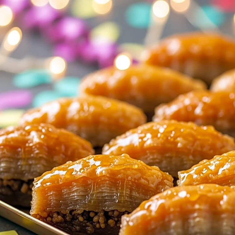 Local Celebrity 'The Baklava Guy' Distributes Signature Dessert at Knicks Parade