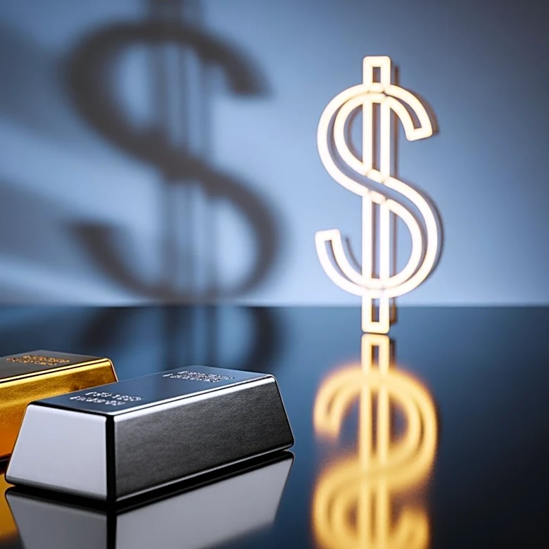 Federal Reserve's Hawkish Stance Causes Gold and Silver Prices to Drop Amid Strong Dollar
