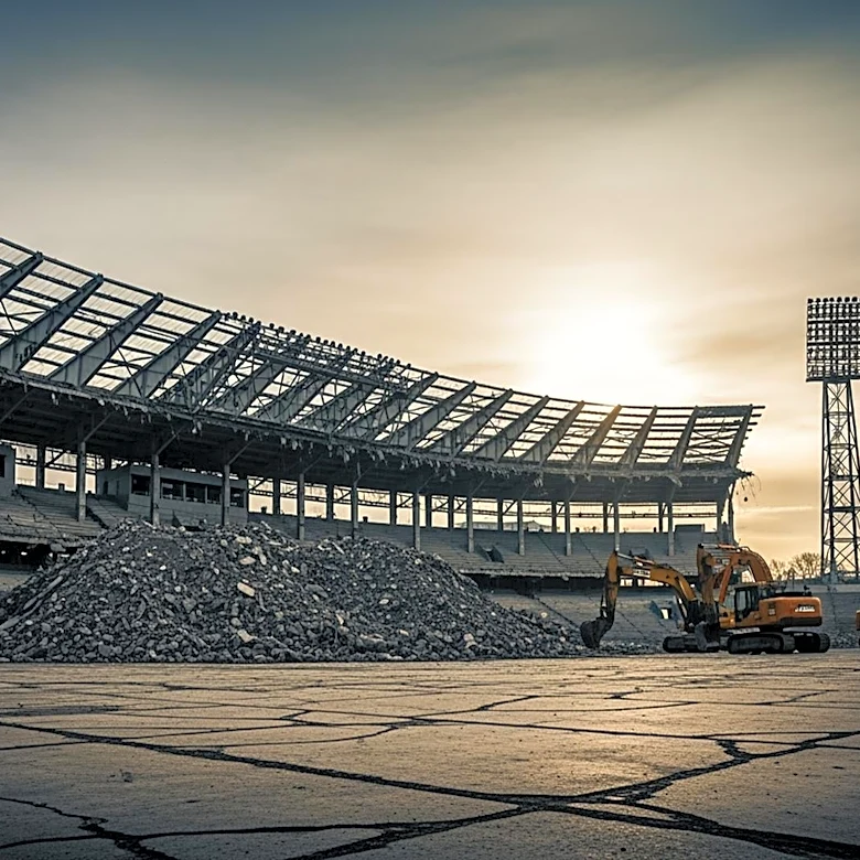 Buffalo Bills Begin Demolition of Old Highmark Stadium
