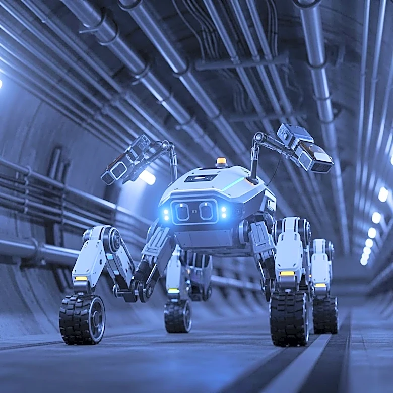 DEEP Robotics' Lynx M20 Robot Enhances Safety in Urban Utility Tunnels