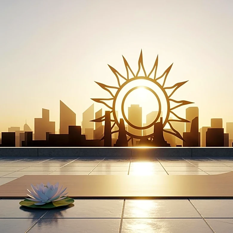 Yoga Event in Times Square Marks Summer Solstice Celebration