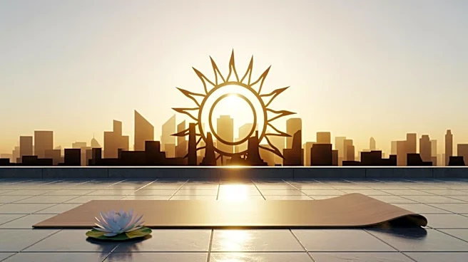 Yoga Event in Times Square Marks Summer Solstice Celebration