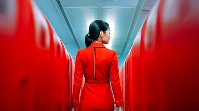 Fitness Influencer Sparks Debate by Exercising in Airplane Aisle