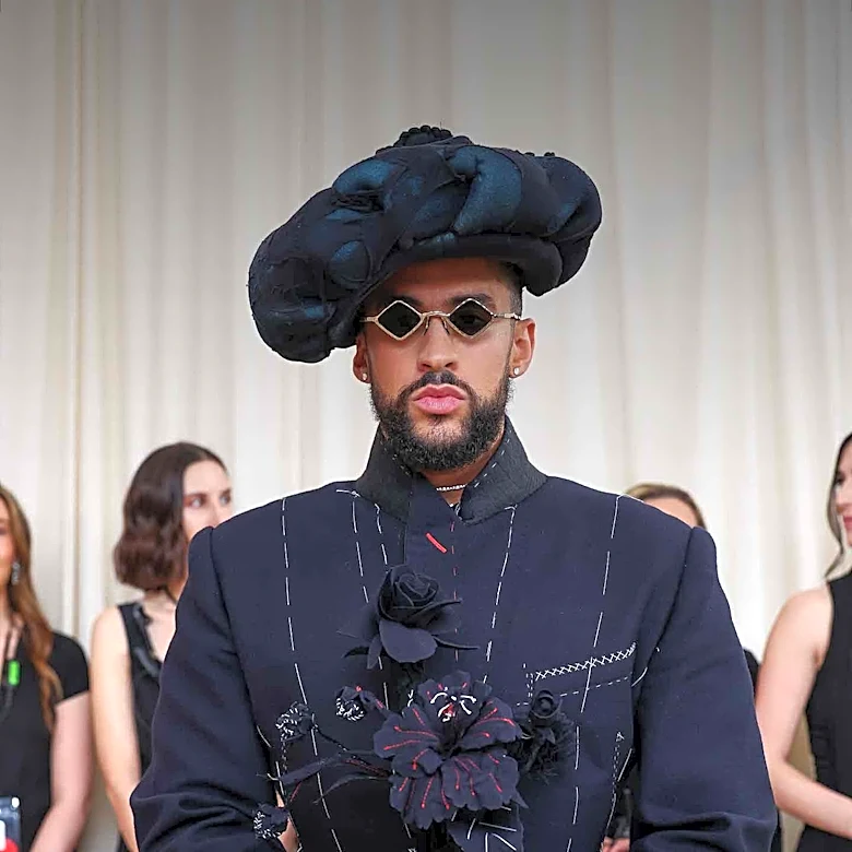 Bad Bunny's Bold Fashion Statement at Paris Couture Show Sparks Discussion