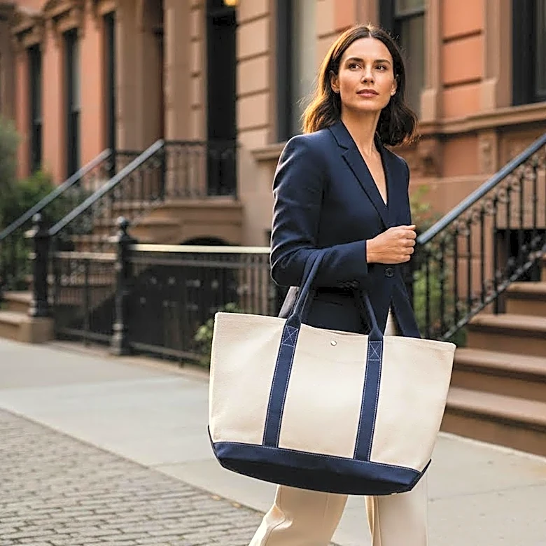 L.L.Bean's Tote Bags Gain Popularity Among Working Women with Personalized Embroidery