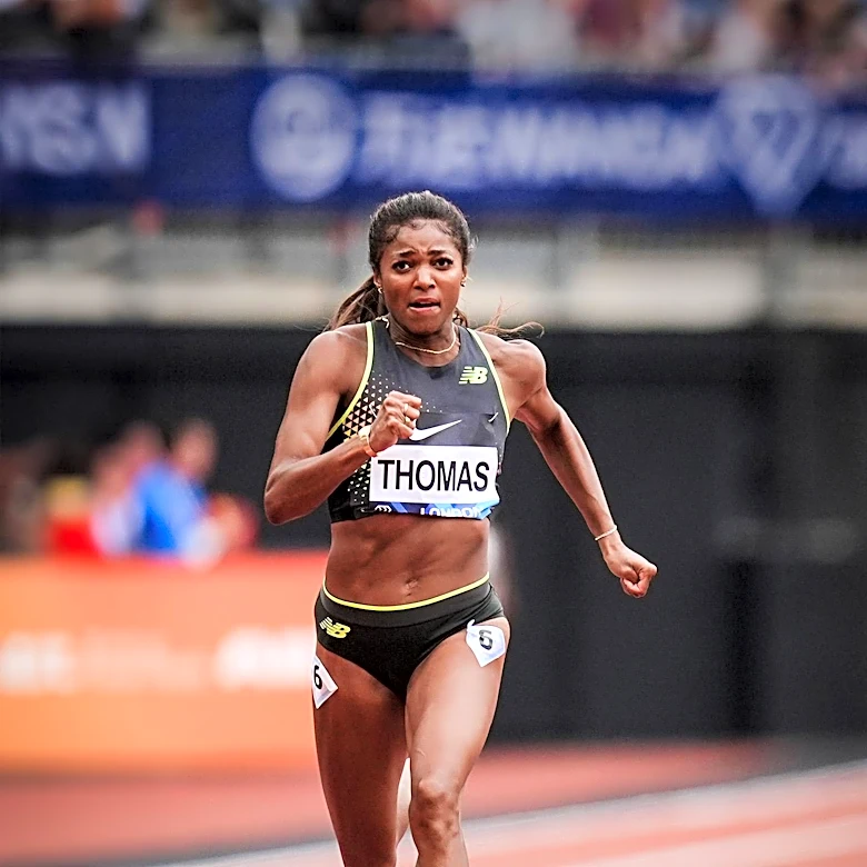 Olympic Star Gabby Thomas Enjoys Monaco Vacation, Captivates Fans with Team USA Swimsuit