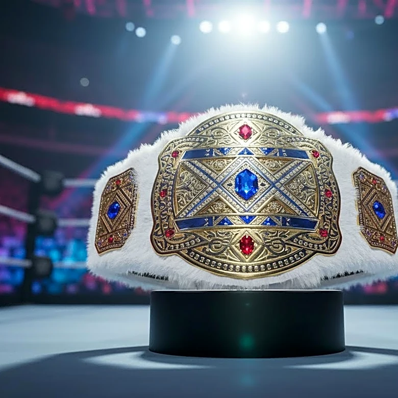 WWE Showcases Trick Williams' Custom Fur USA Title Belt Gifted by Lil Yachty