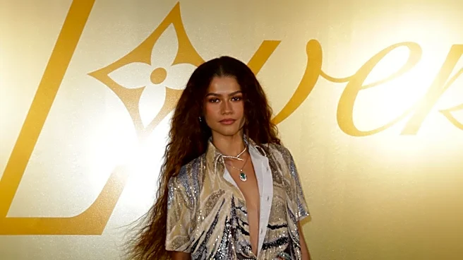 Zendaya Stuns in Gold Dress for 'The Odyssey' Press Tour Appearance