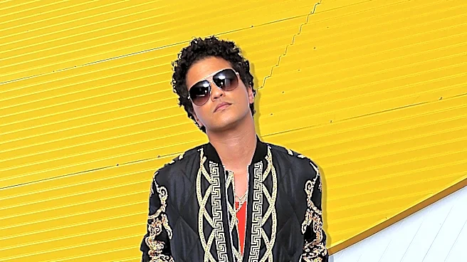 Bruno Mars' Vespa Entrance in Milan Goes Viral During 'The Romantic Tour'