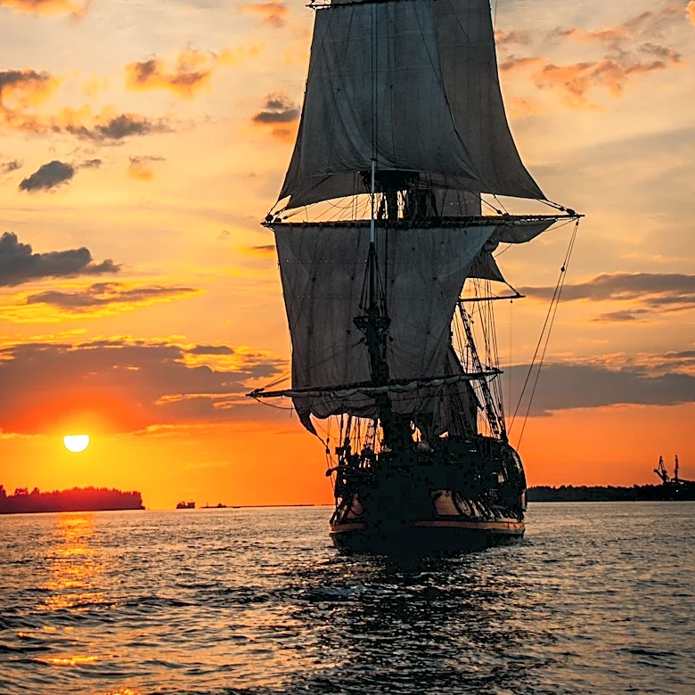 Historic Tall Ships Race in Boston Harbor Reunites 'Five Sisters'